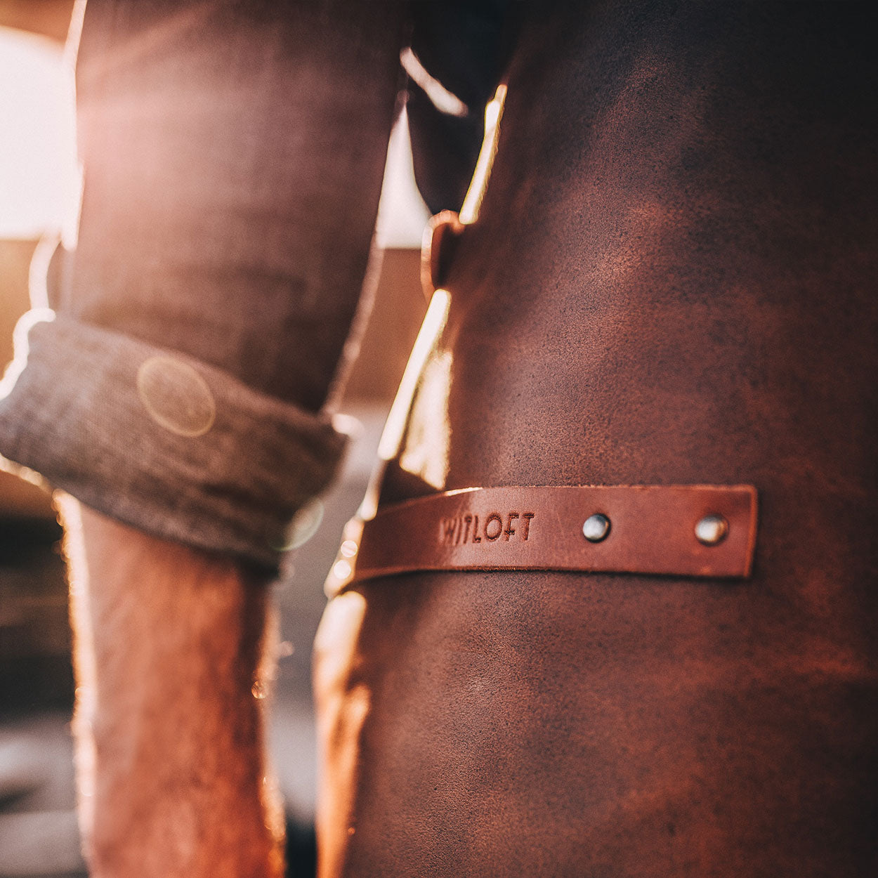 Classic Leather Apron - Cognac